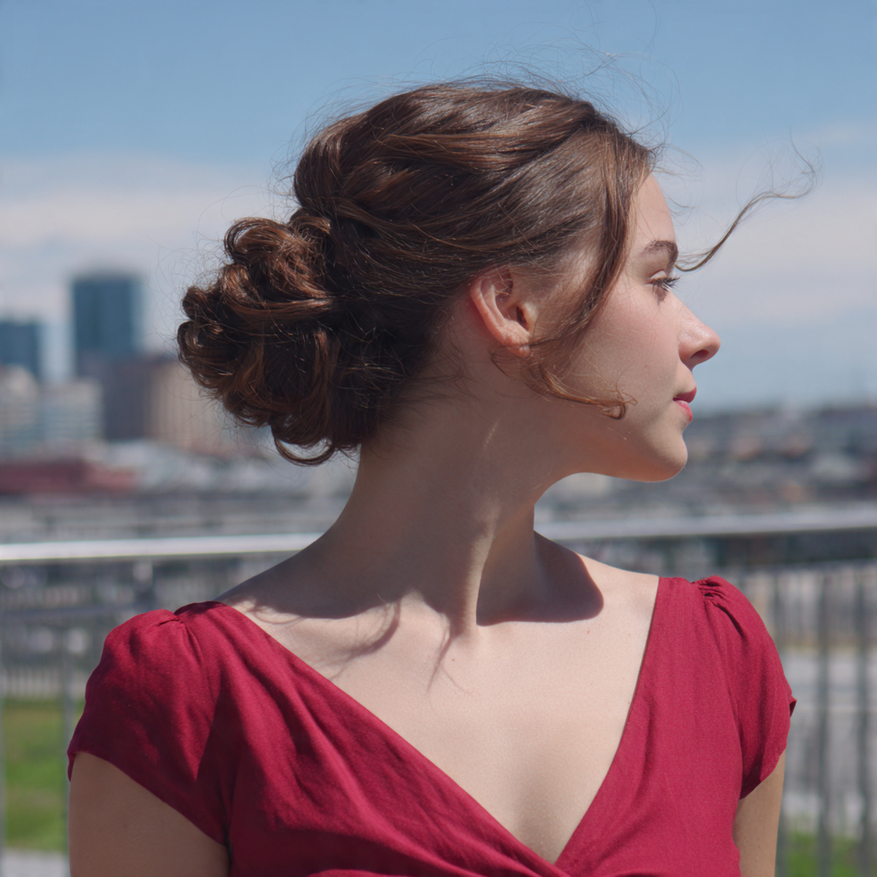 an attractive woman having hairstyle updo easy cla 1