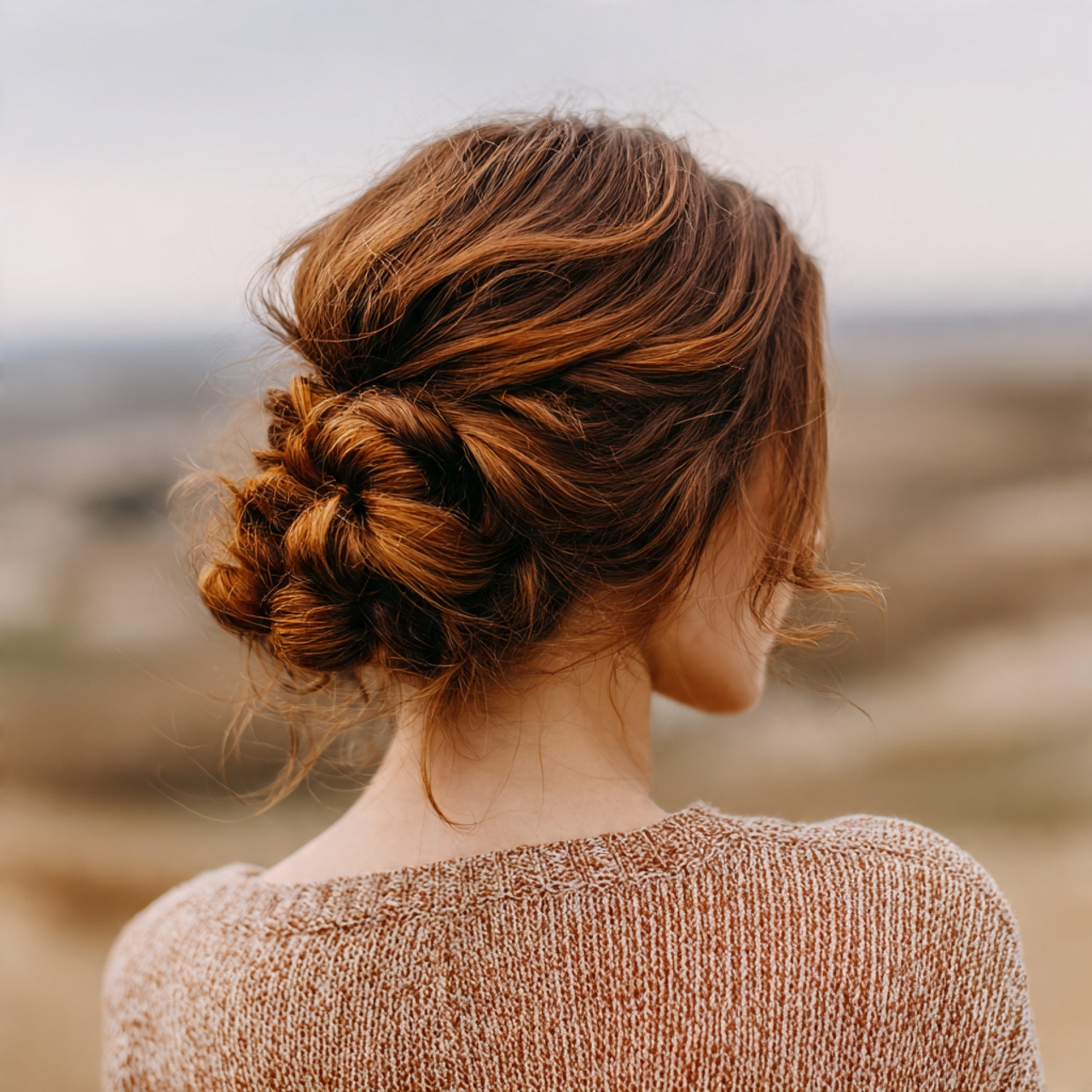 an attractive woman having hairstyle updo easy sof