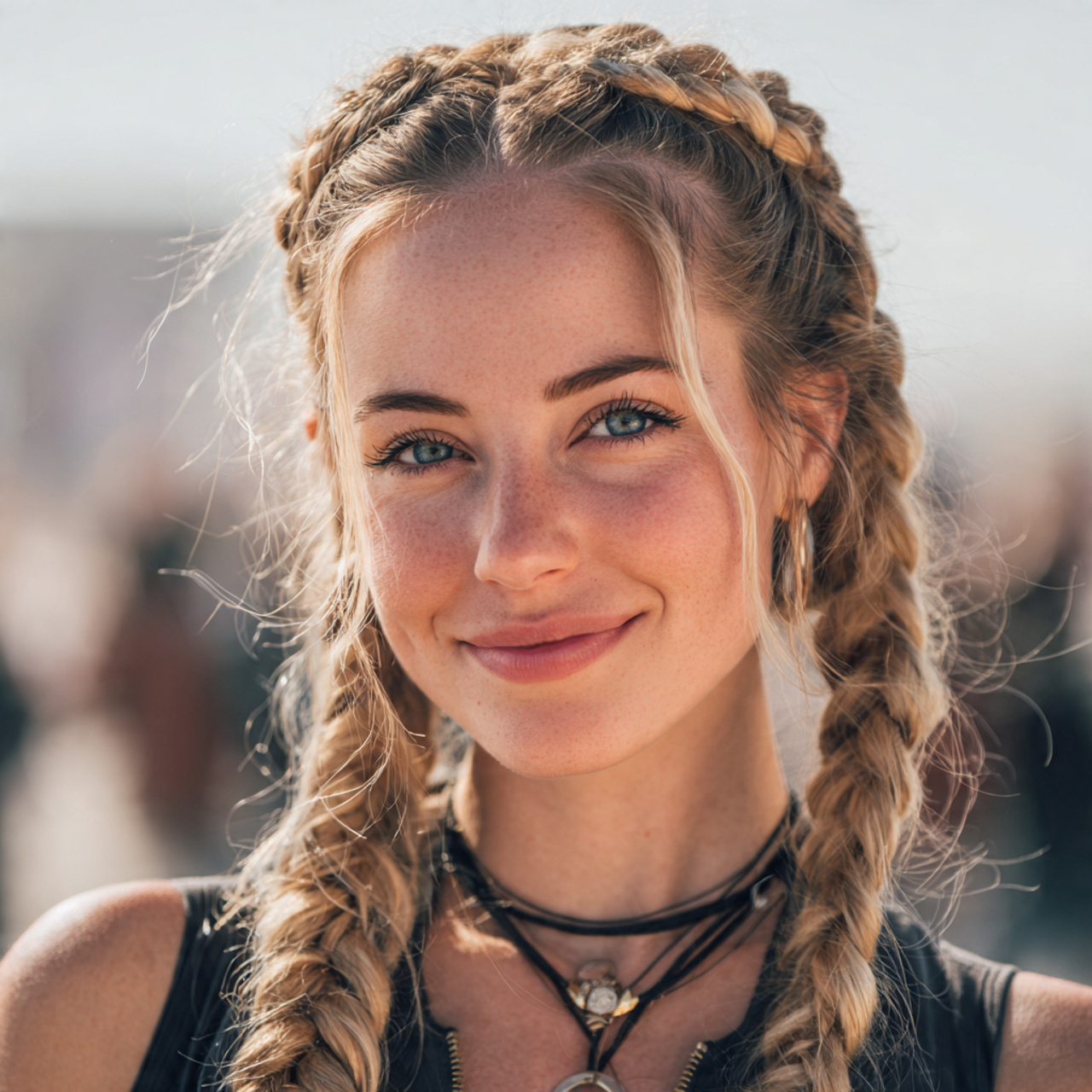 Hairstyles To Keep Hair Out Of Your Face: Easy Hairstyles for Everyday Comfort 9 an attractive woman having half braided crown hair