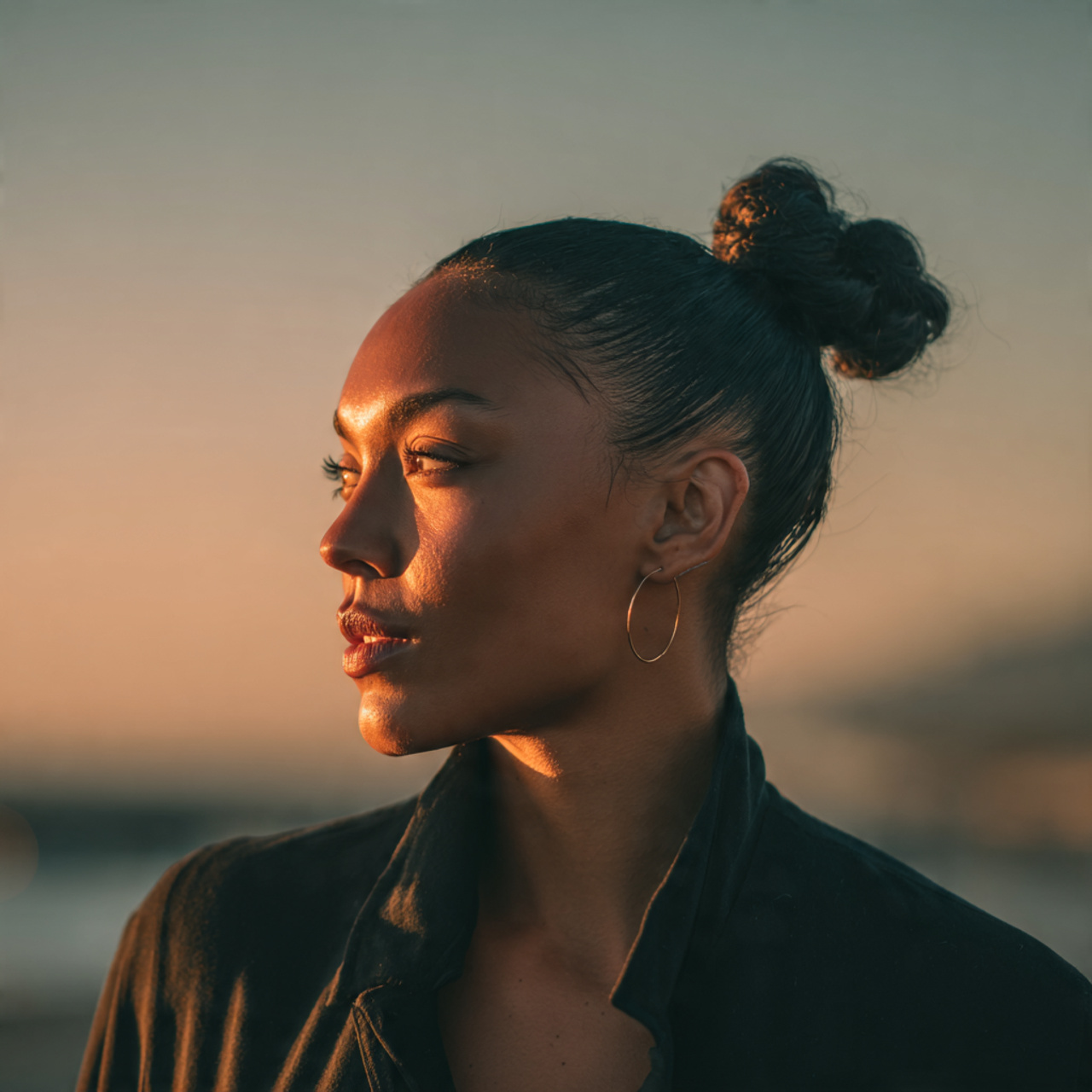 Hairstyles To Keep Hair Out Of Your Face: Easy Hairstyles for Everyday Comfort 4 an attractive woman having low sleek bun hairstyle