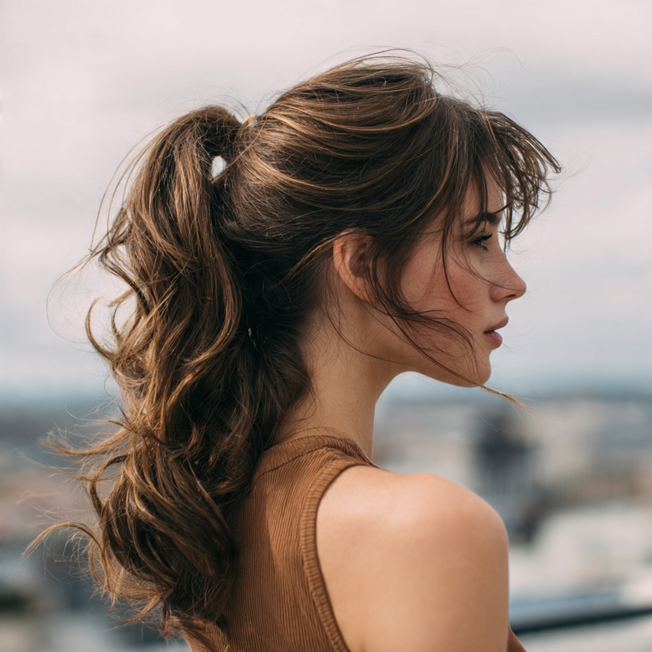 an attractive woman having quick easy loose low po