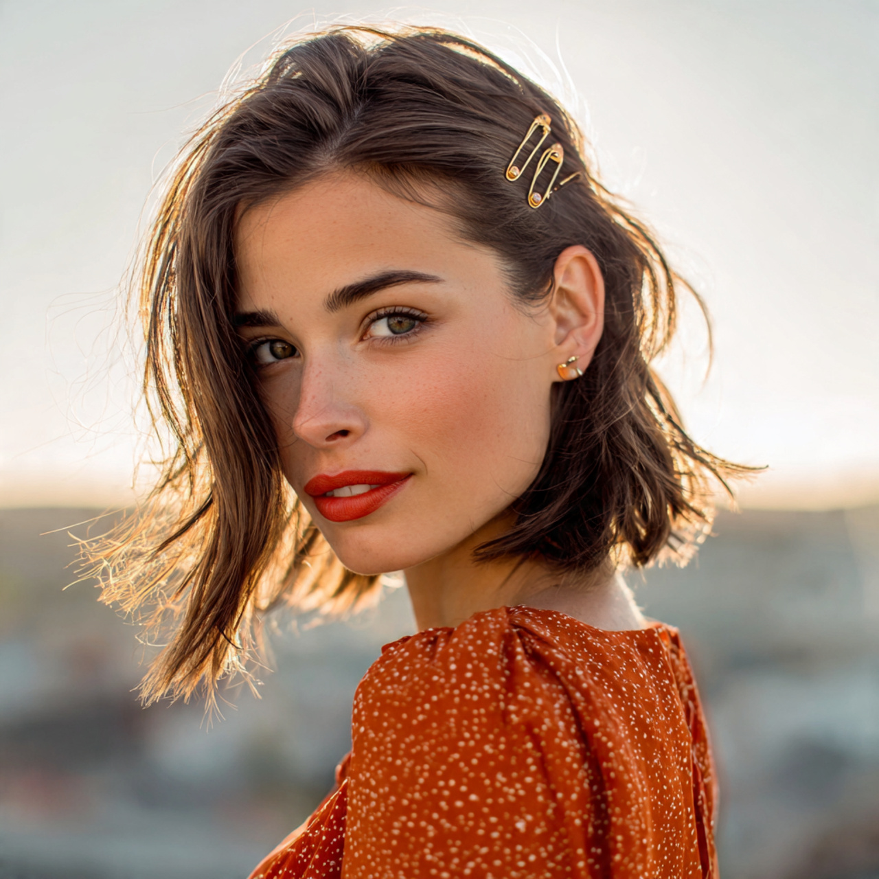 an attractive woman having quick easy simple claw