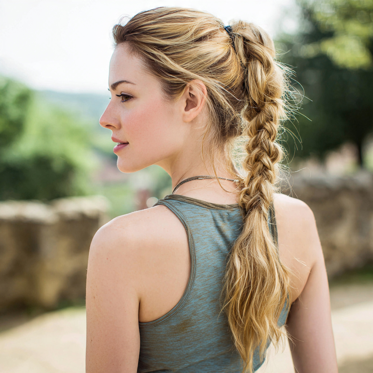 an attractive woman having quick easy simple three