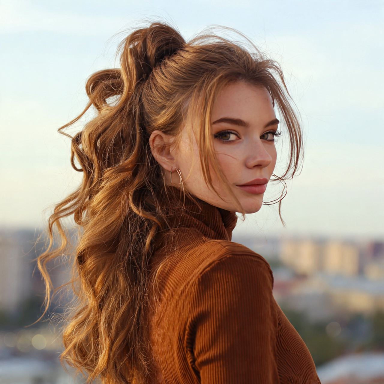 an attractive woman having quick easy soft bubble