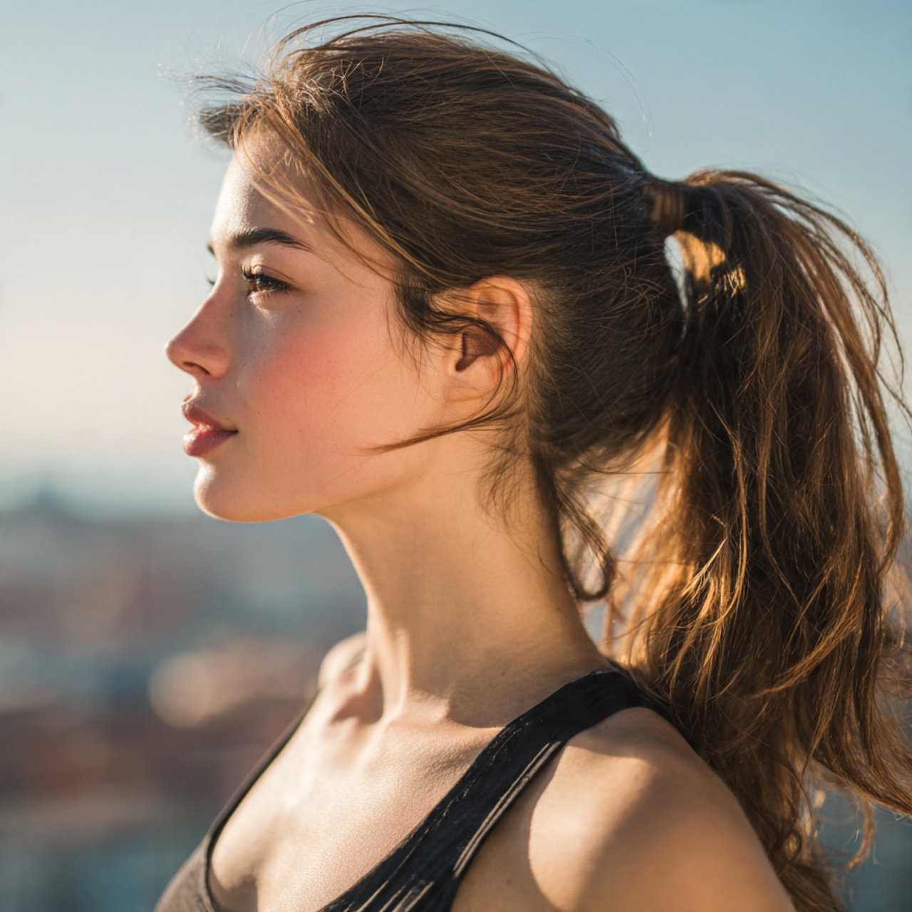 Hairstyles To Keep Hair Out Of Your Face: Easy Hairstyles for Everyday Comfort 12 an attractive woman having slicked back ponytail h