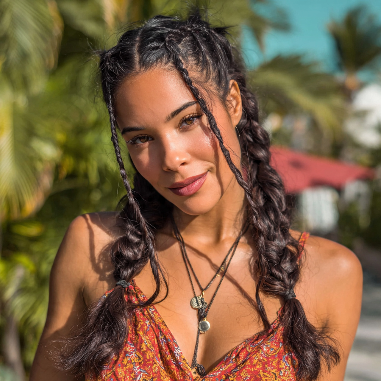 an attractive woman having super easy mini front b