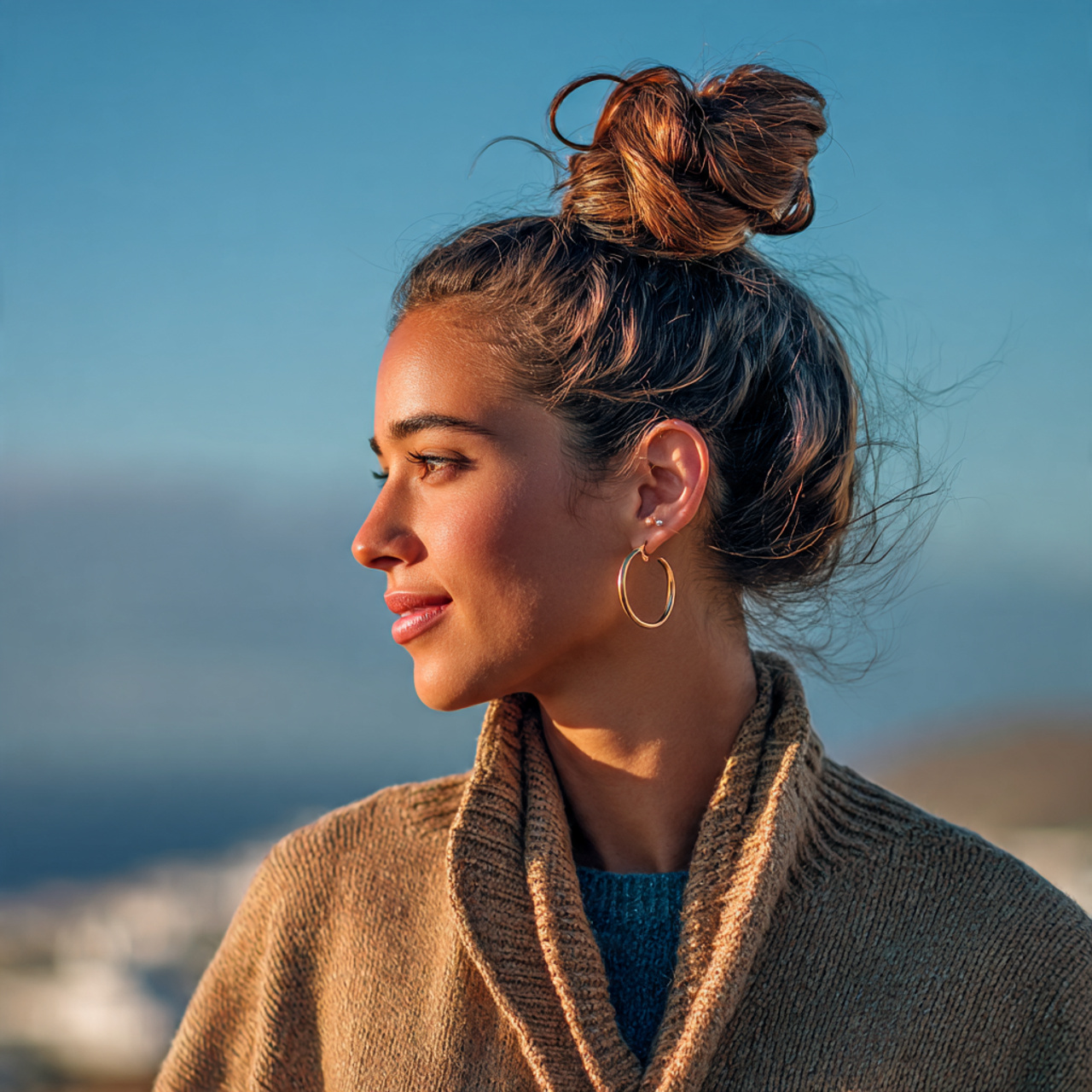 an attractive woman having super easy quick top kn