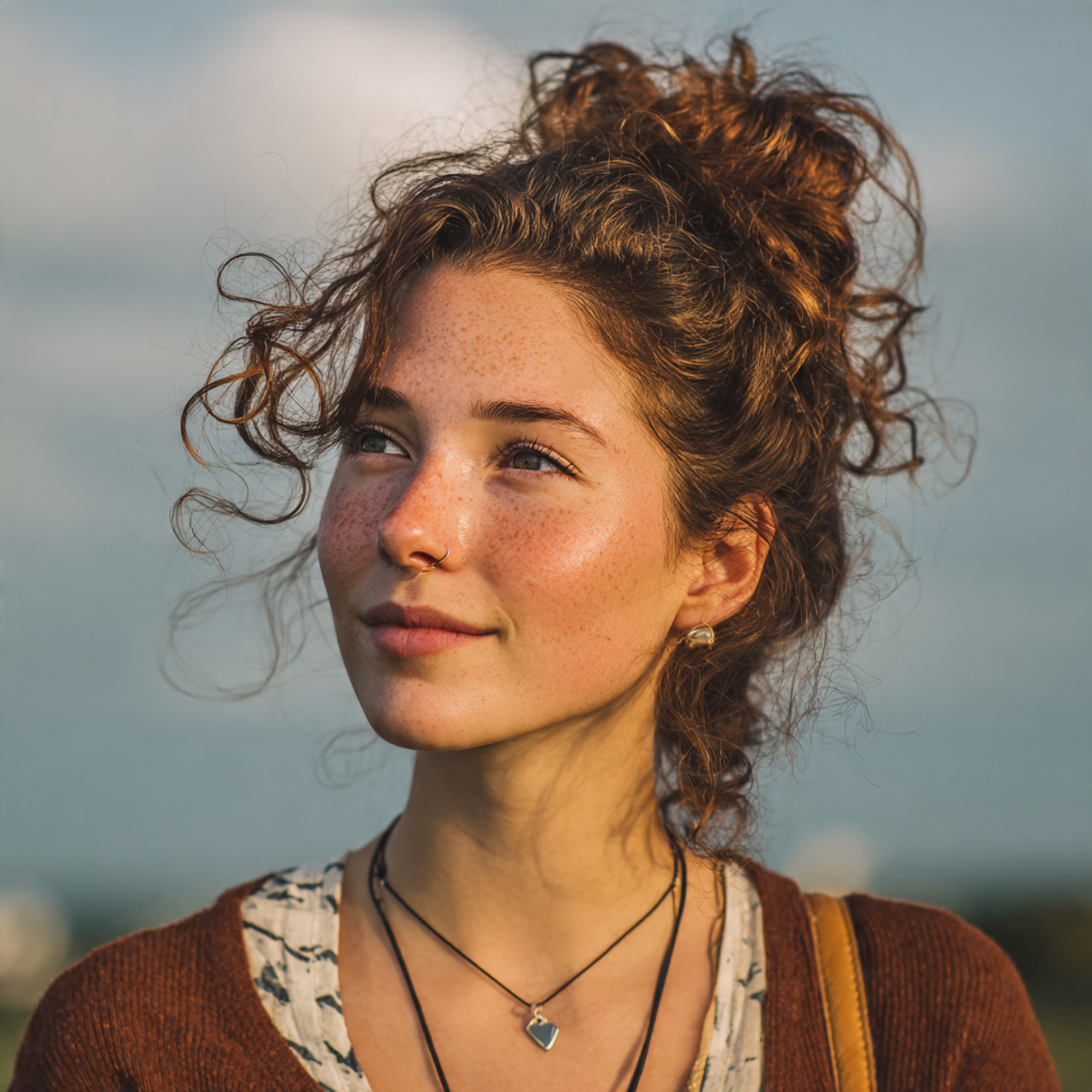 Easy Curled Hairstyles: 13 Simple Looks You Can Try Anytime 4 an attractive woman with messy curled bun hair wit 1