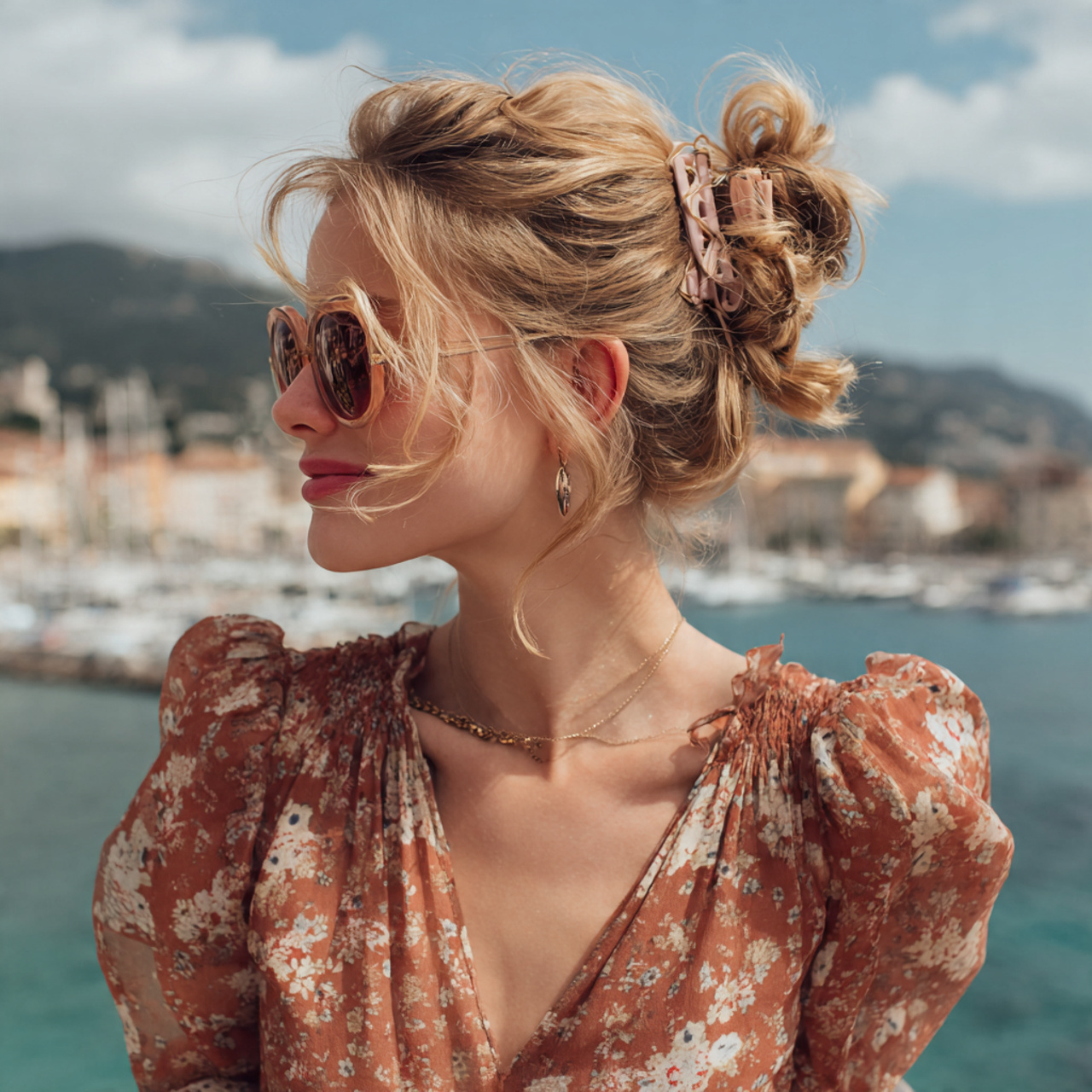 14 Cute Easy Hairstyles for Busy Mornings and Everyday Wear 10 an attractive women having cute quick claw clip tw