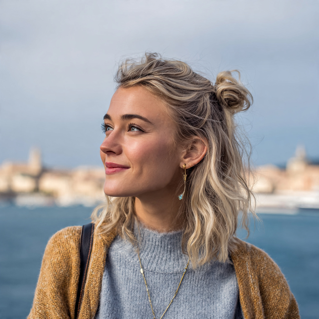 14 Cute Easy Hairstyles for Busy Mornings and Everyday Wear 2 an attractive women having cute simple half up twi