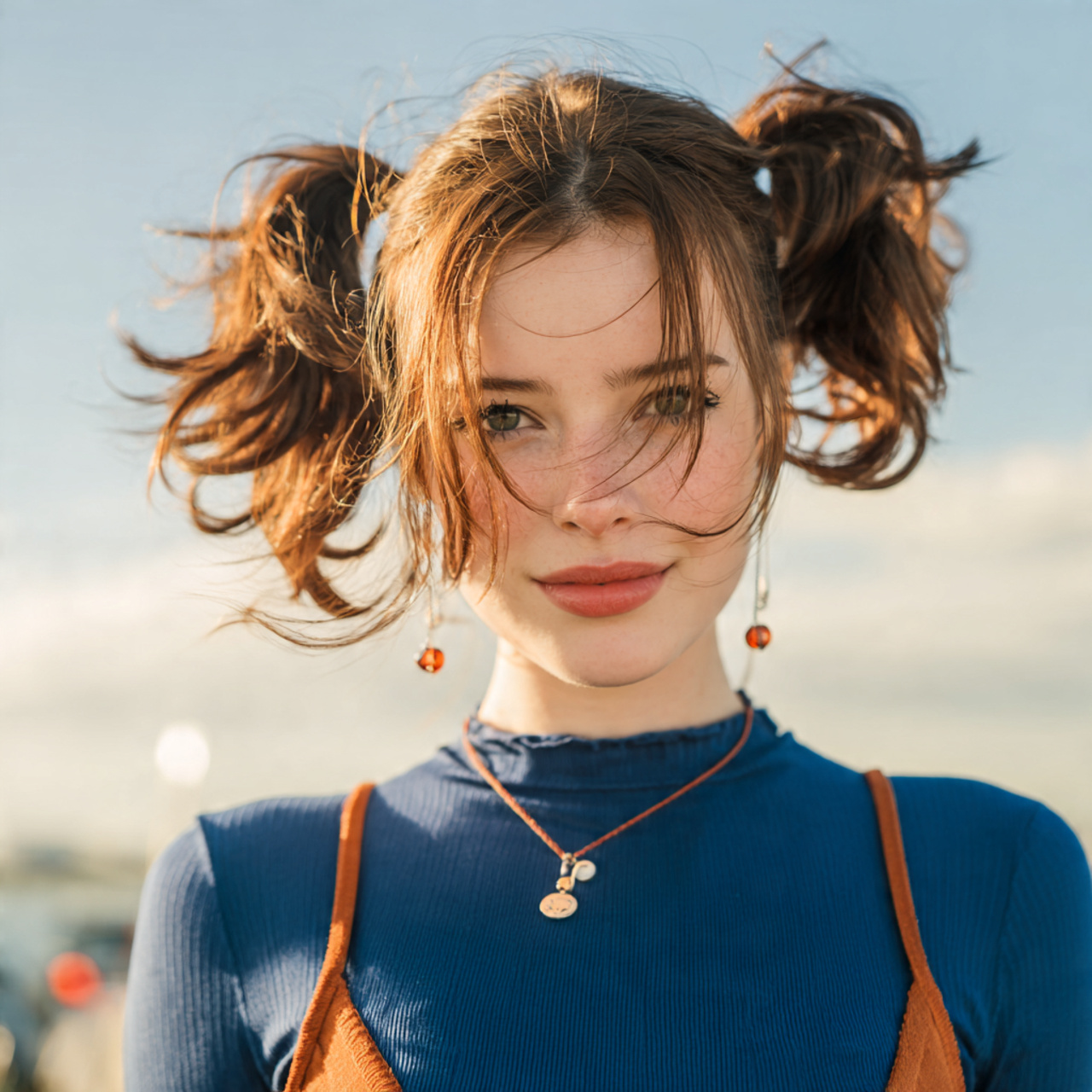 14 Cute Easy Hairstyles for Busy Mornings and Everyday Wear 14 an attractive women having cute soft double ponyta