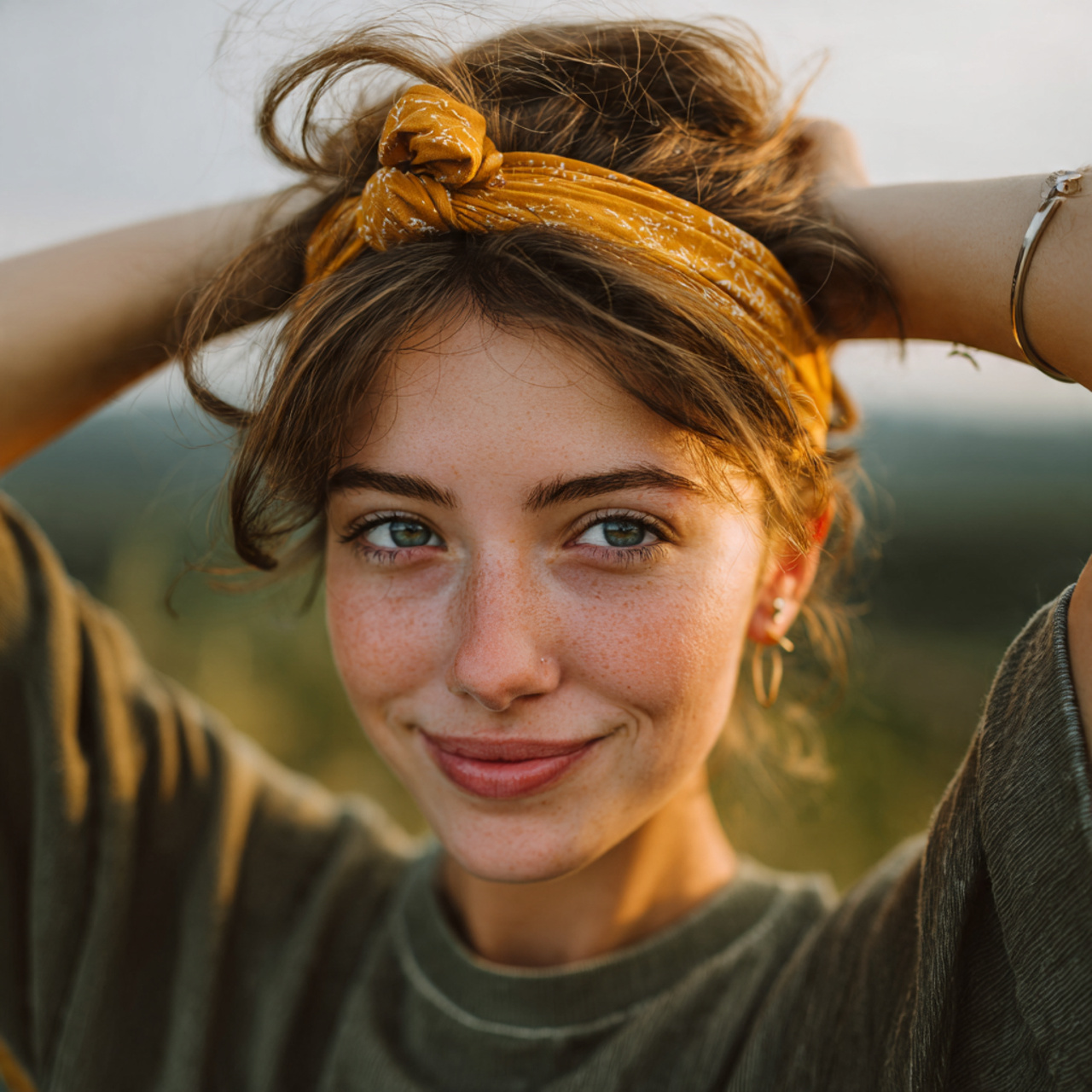 14 Cute Easy Hairstyles for Busy Mornings and Everyday Wear 6 an attractive women having cute soft headband tuck