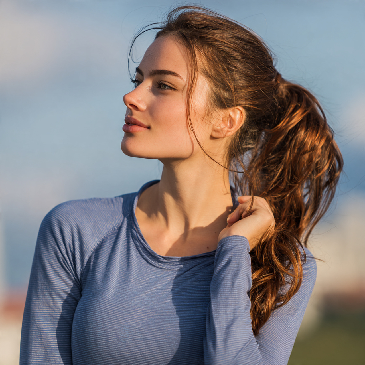 Easy Hairstyles For Beginners: 10 Quick and Stylish Looks for Everyday Life 1 an attractive women having easy beginner soft low