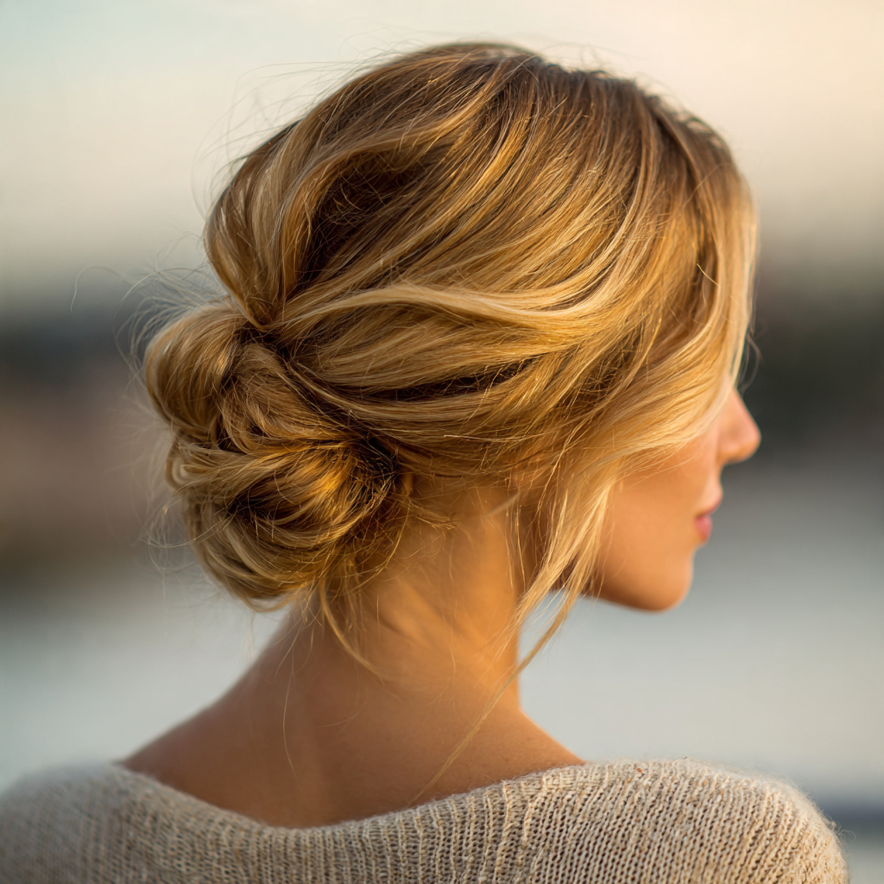 an attractive women having easy pretty simple low