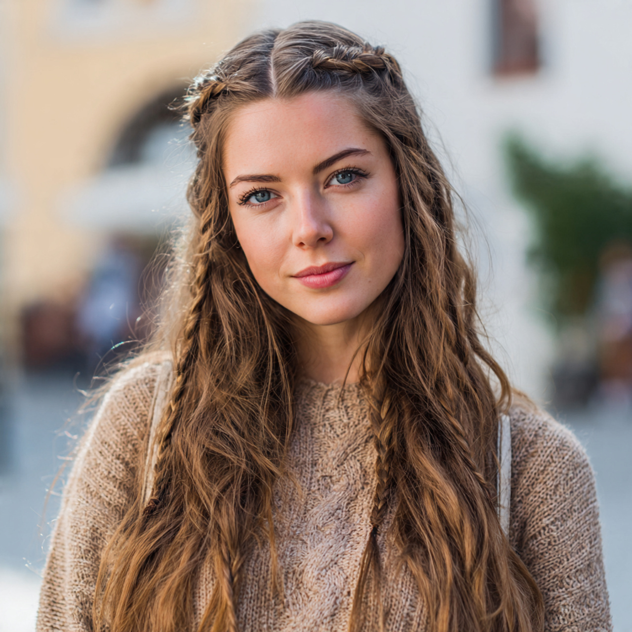 an attractive women having easy pretty twisted fro