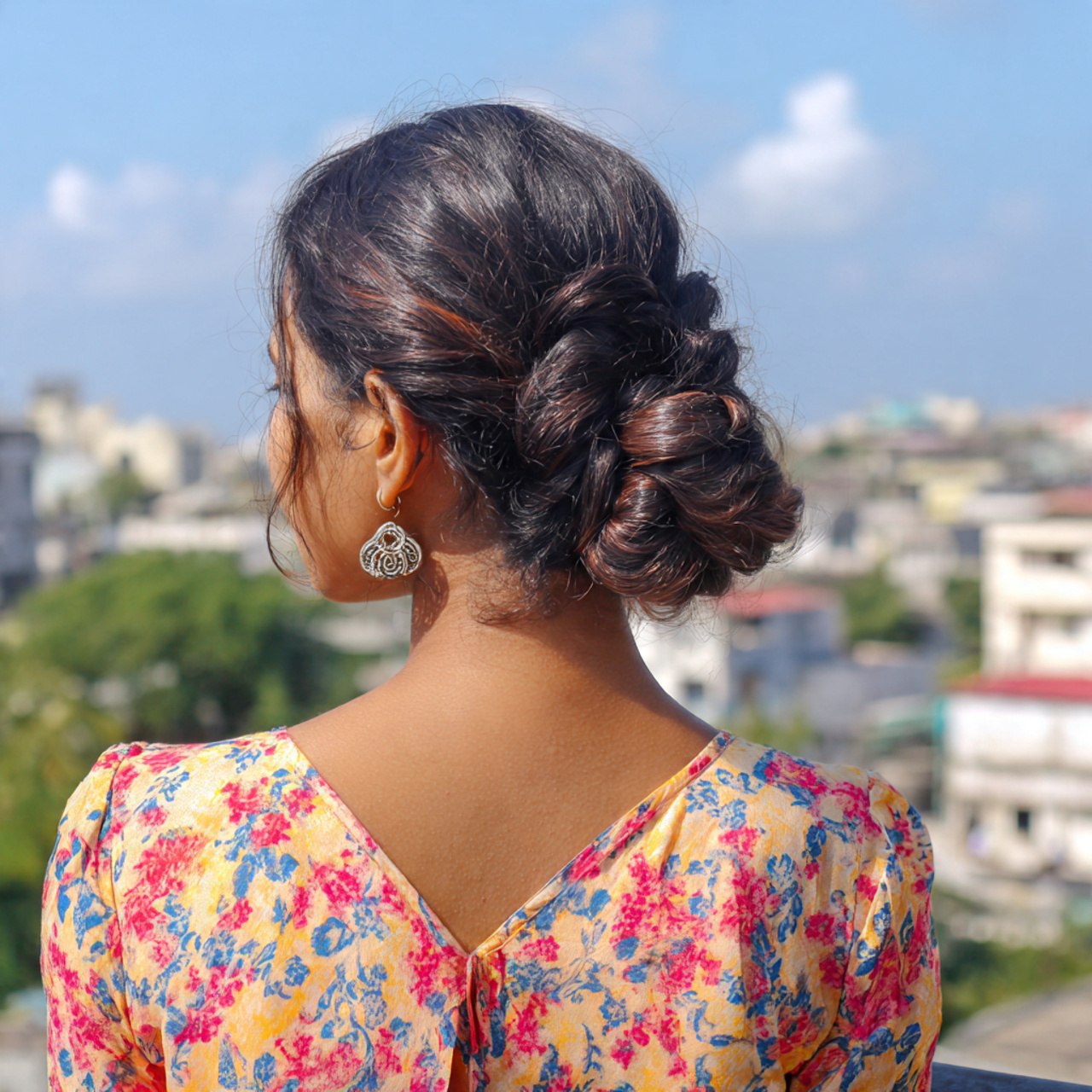 an attractive women having easy quick low twisted