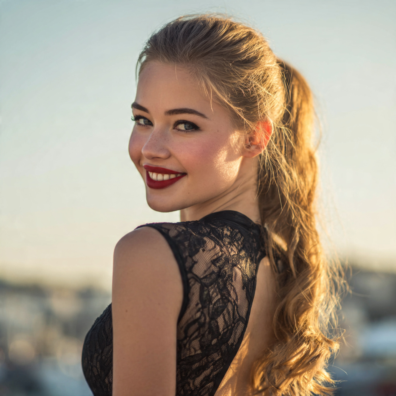 Easy Party Hairstyles: Simple Looks That Feel Stylish and Fun 5 an attractive women having easy sleek low ponytail