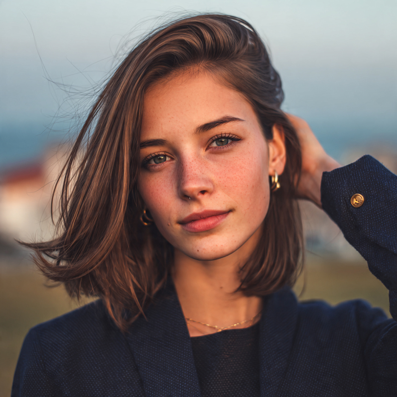 Easy Hairstyles Straight Hair: 12 Simple Looks for Everyday Style 10 an attractive women having easy tucked behind the