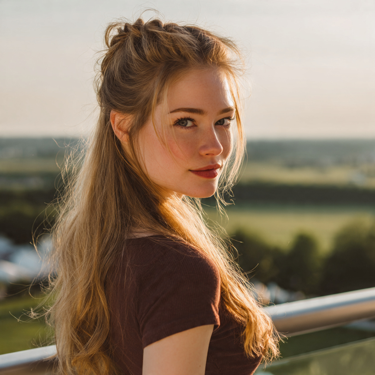 15 Easy Hairstyles For Long Hair You Can Do in Minutes 3 an attractive women having long half up soft twist