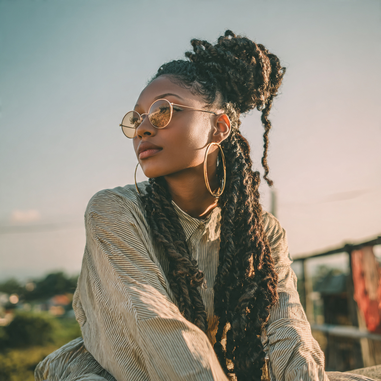 15 Easy Hairstyles For Long Hair You Can Do in Minutes 10 an attractive women having long rope twist ponytai