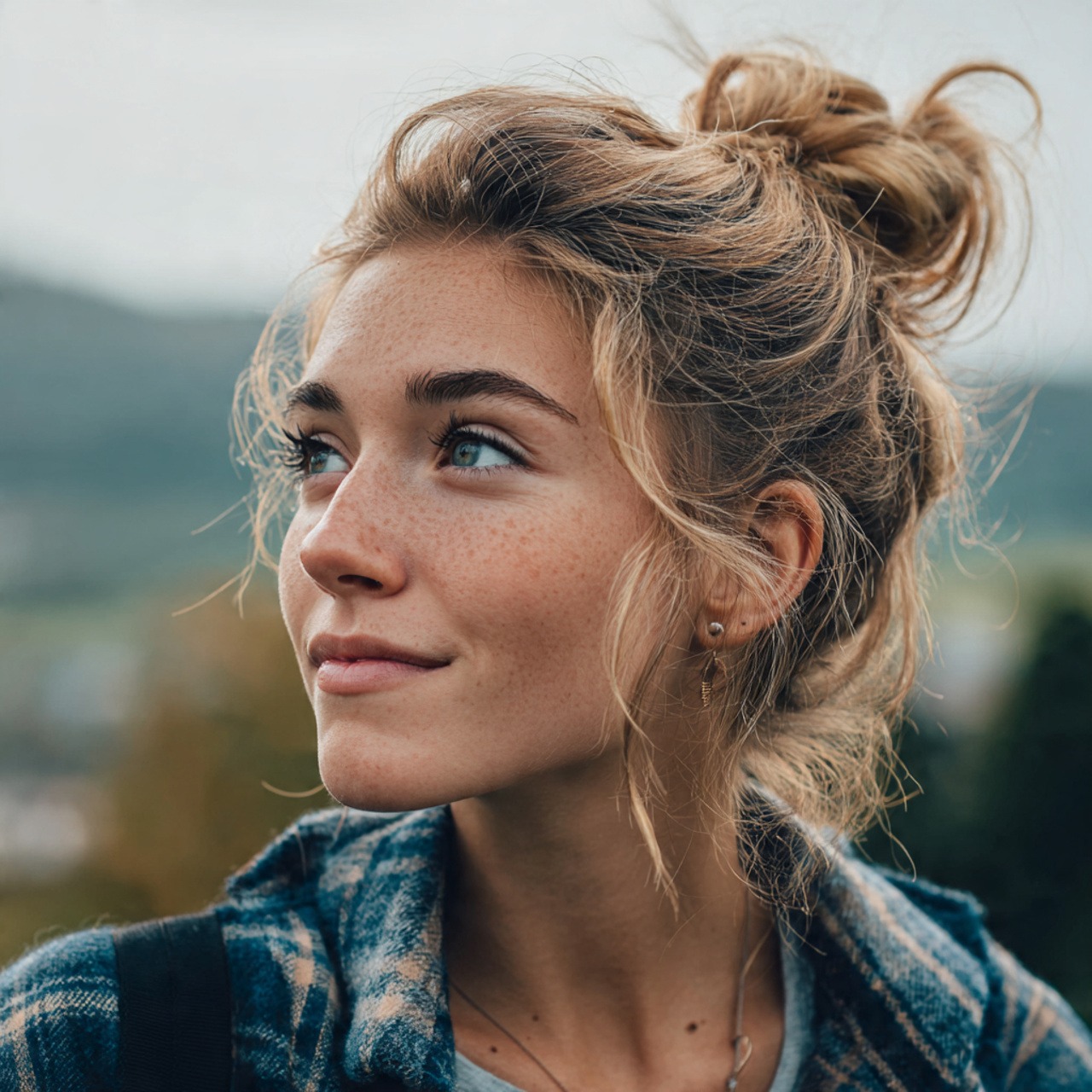 12 Easy Hairstyles for Everyday Beauty and Comfort 10 an attractive women having textured low bun with o