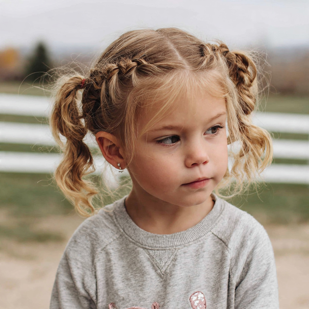 easy toddler twisted toddler pigtails hairstyle wi
