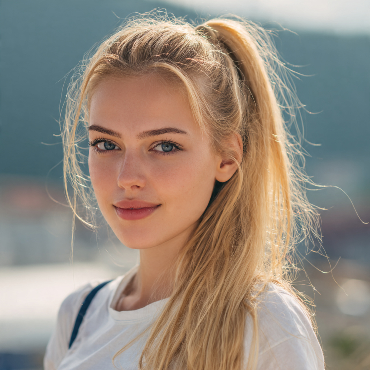 good looking cute girl having quick and easy class