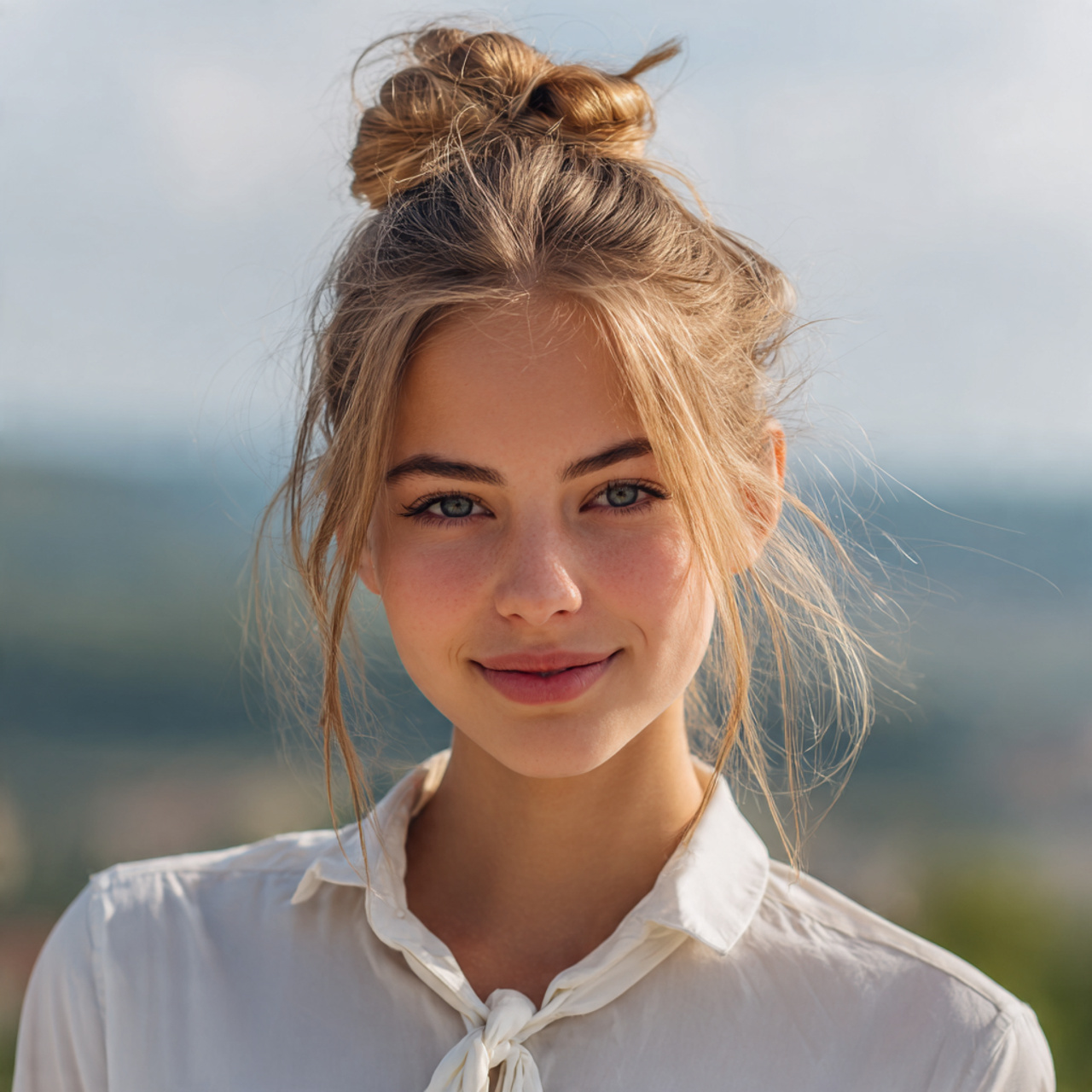 good looking cute girl having quick and easy simpl 1