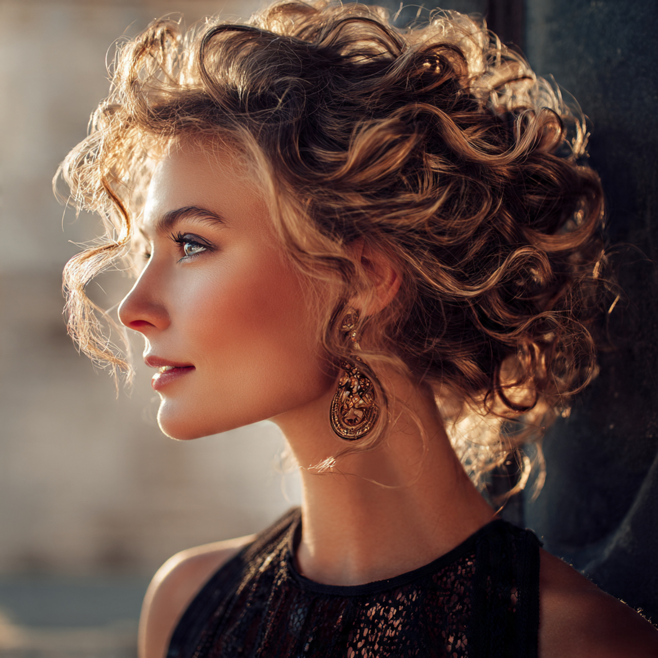 Curly Hairstyles Updo