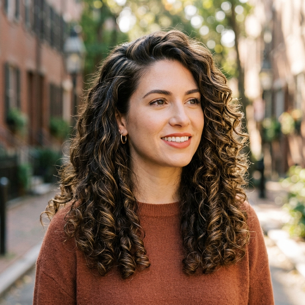 15 Long Curly Hairstyles That Will Transform How You See Your Hair 4 Long Curly Hair with Side Part