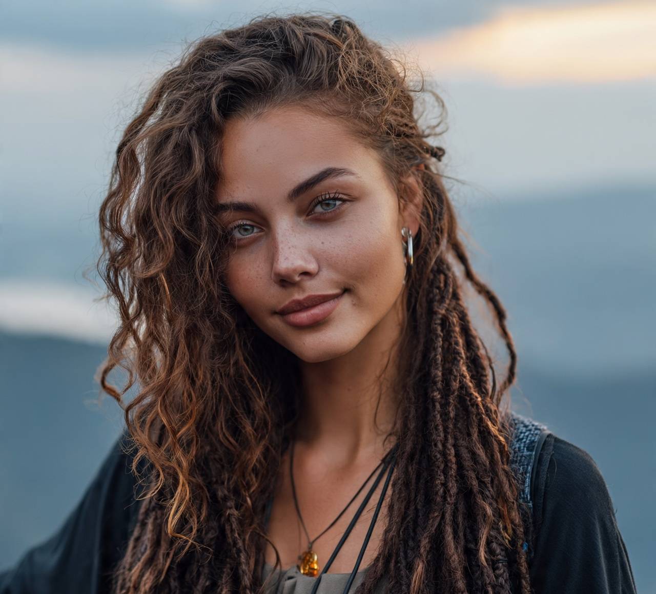 Loose Curly Braids