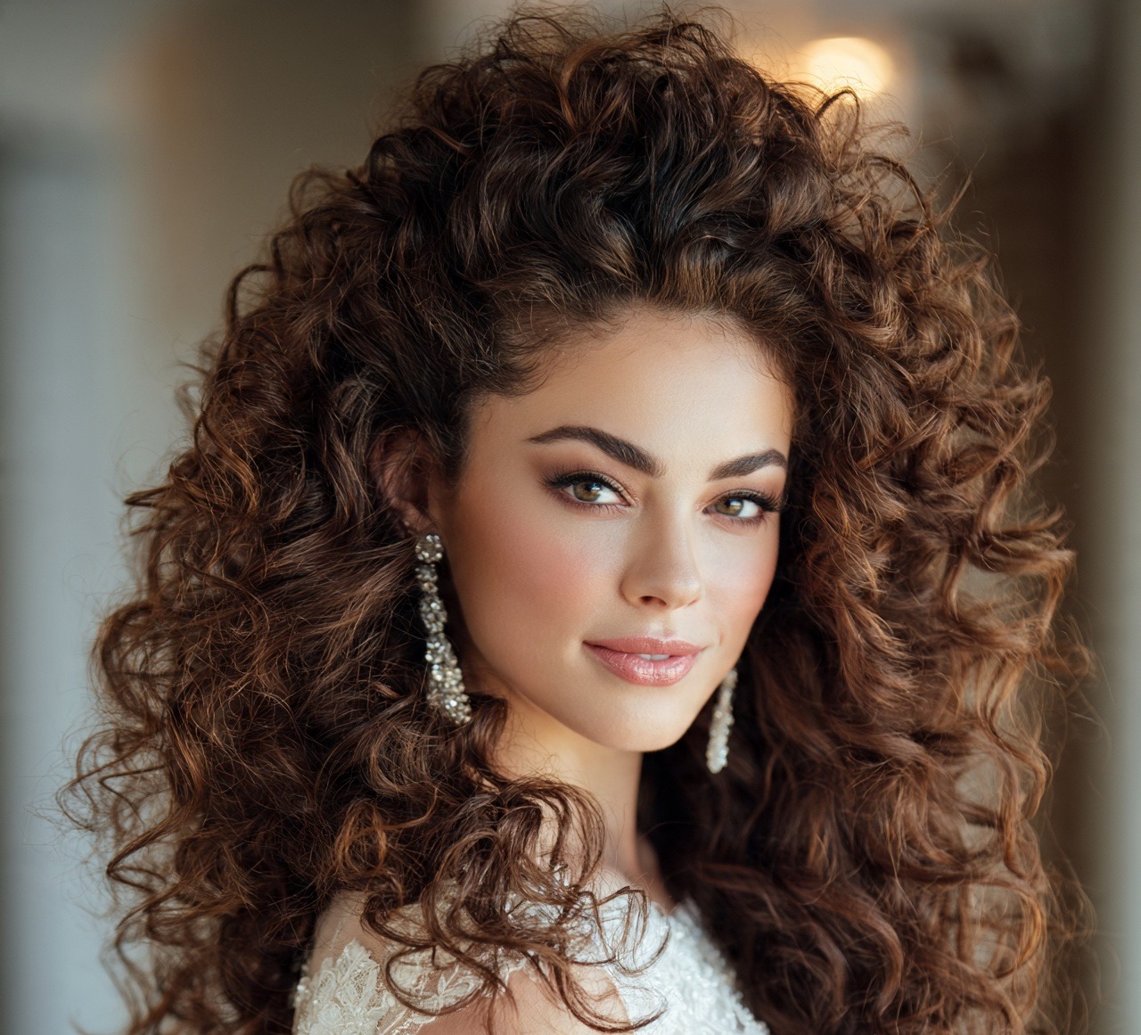 Full Natural Curls Down