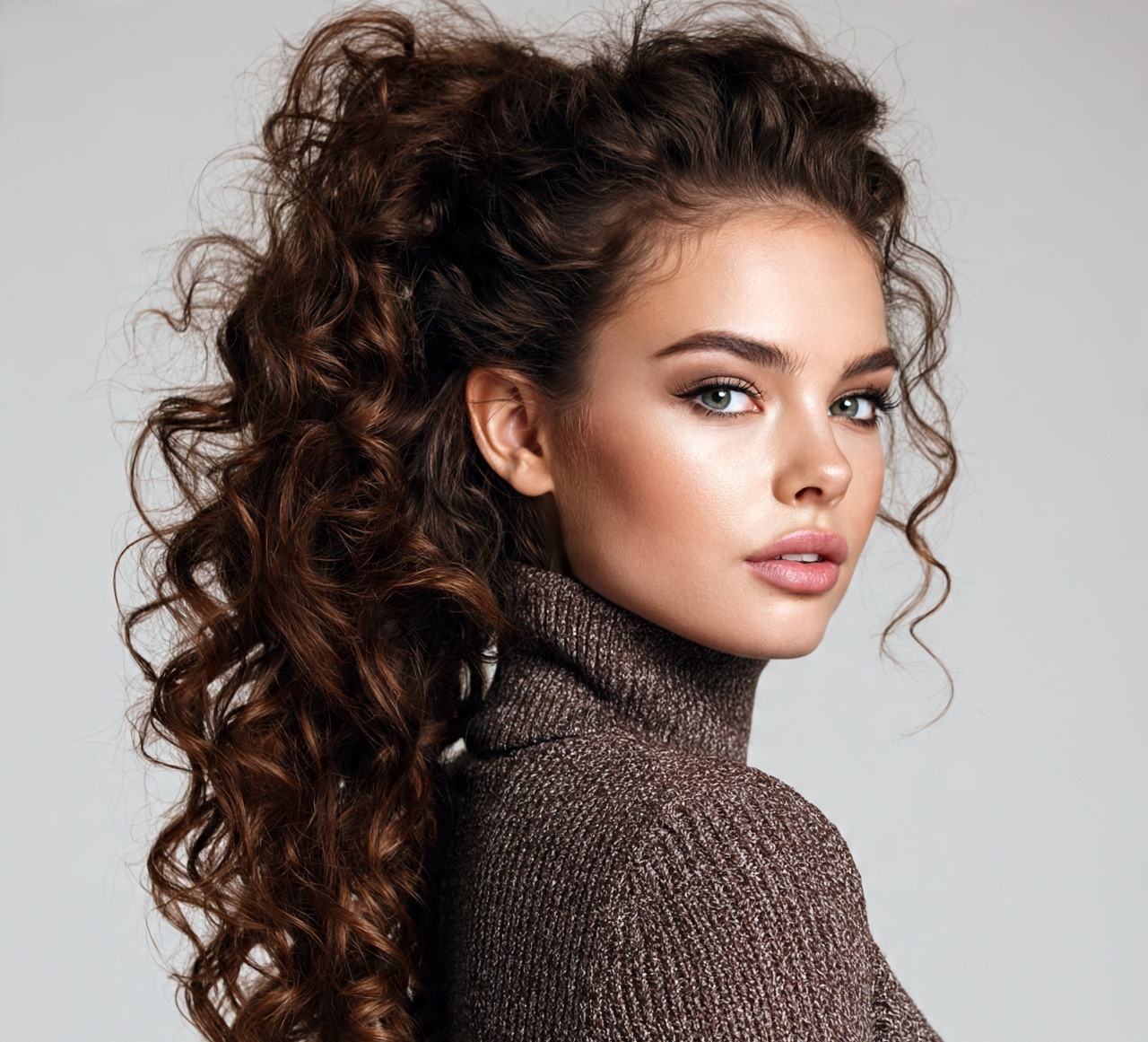 14 Hairstyles For Long Curly Hair That Will Make Every Day a Good Hair Day 6 Long Curly Ponytail