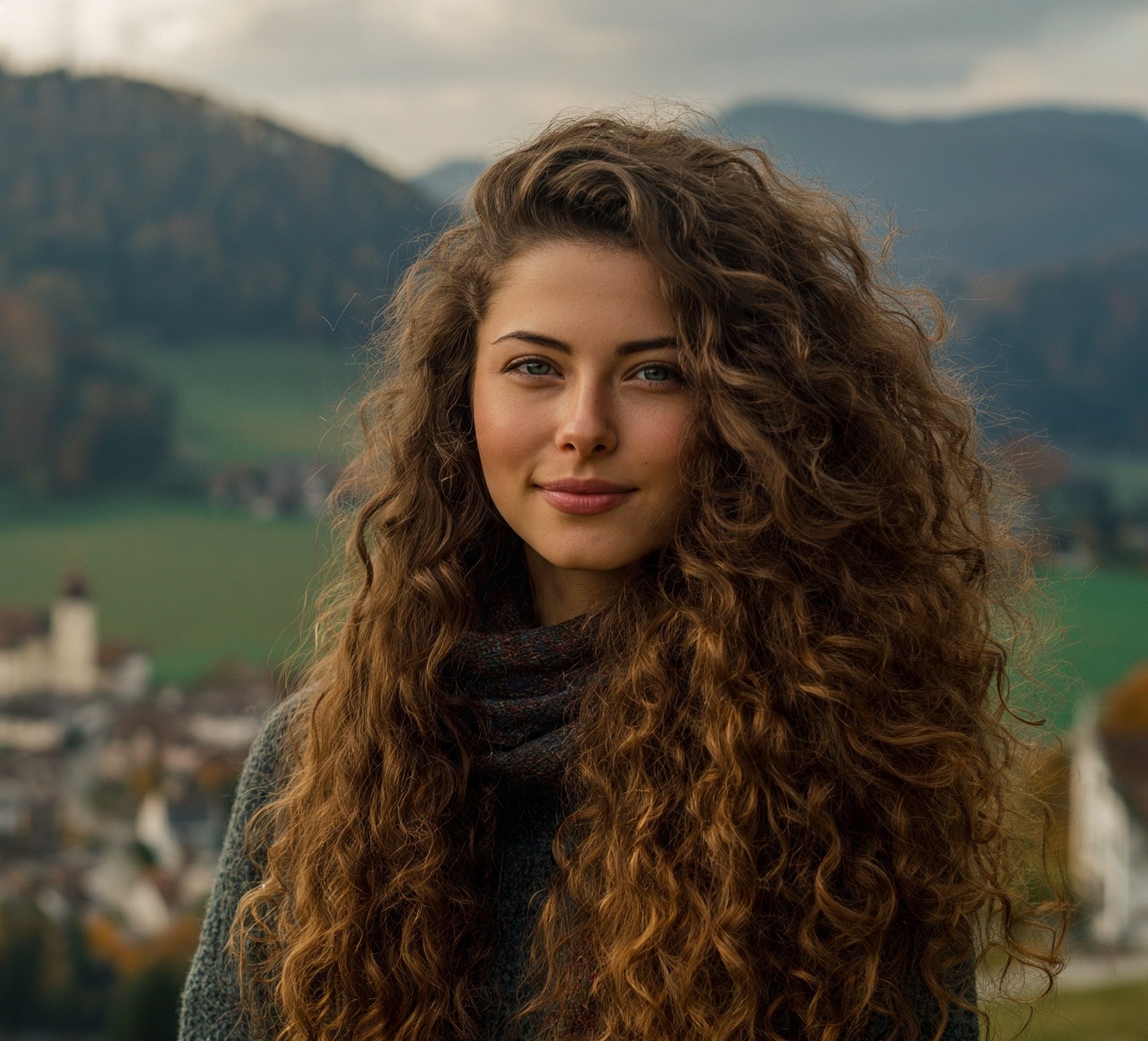 Diffused Voluminous Curls
