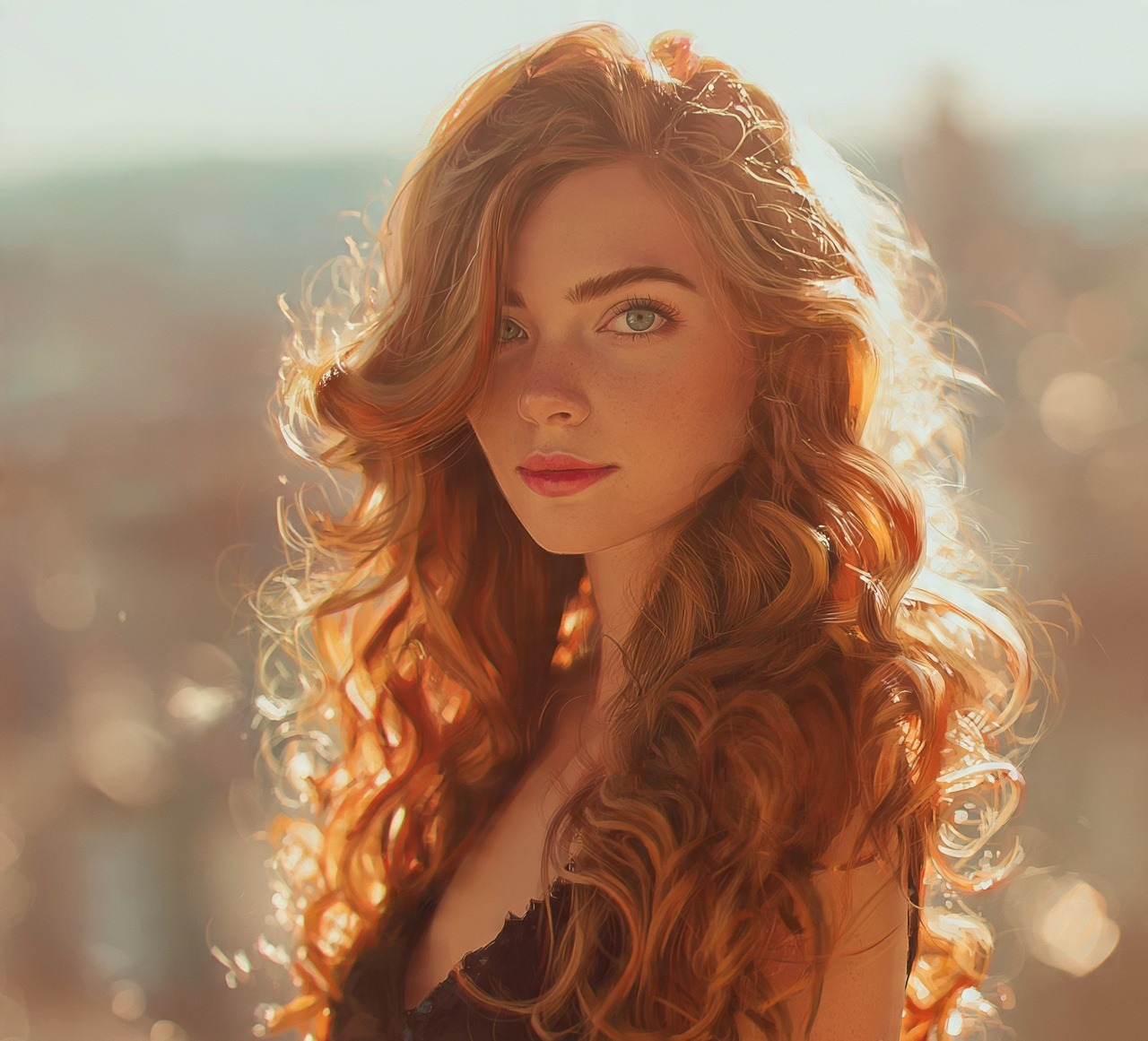 Soft Romantic Curl Down