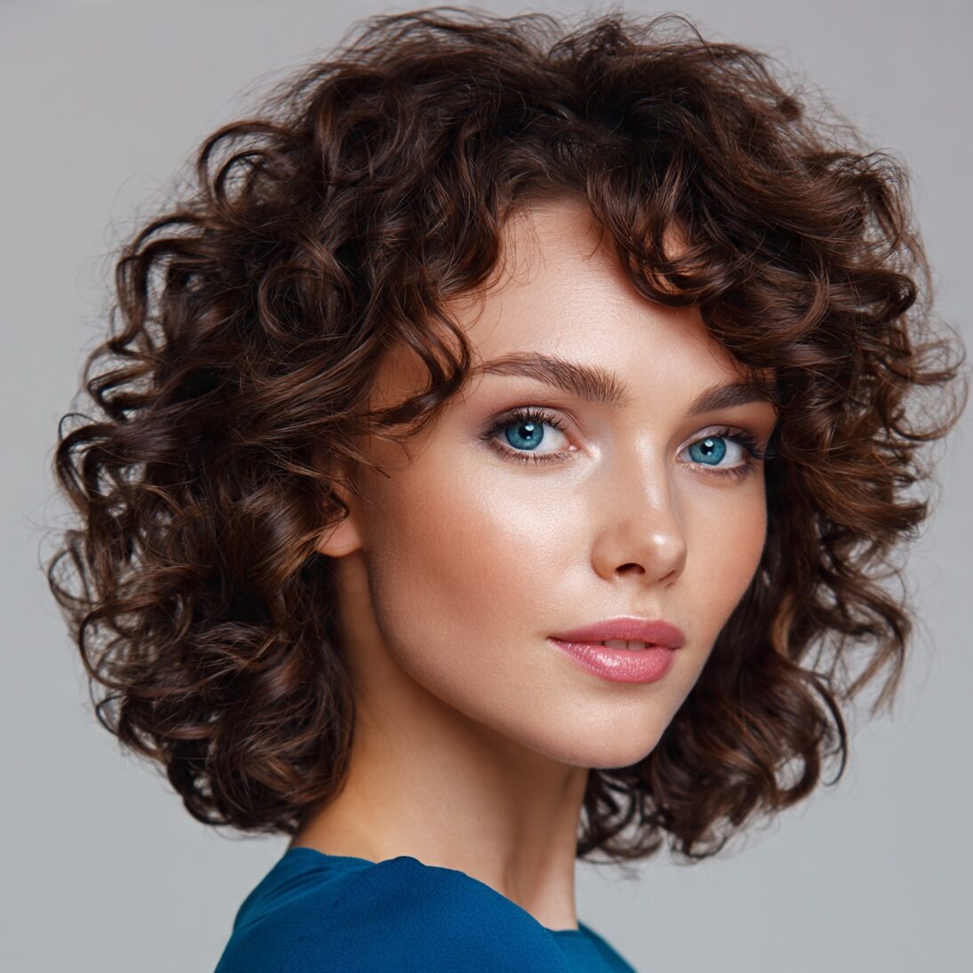 an attractive female with medium curly defined rin edited