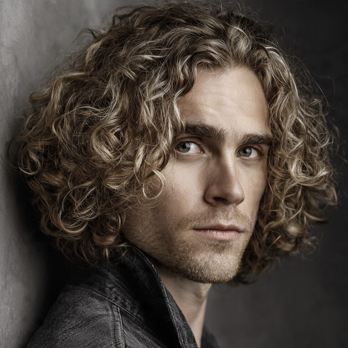 12 Men Curly Hairstyles That Will Finally Make Your Curls Work For You 11 an attractive male with long curly layered hairsty edited