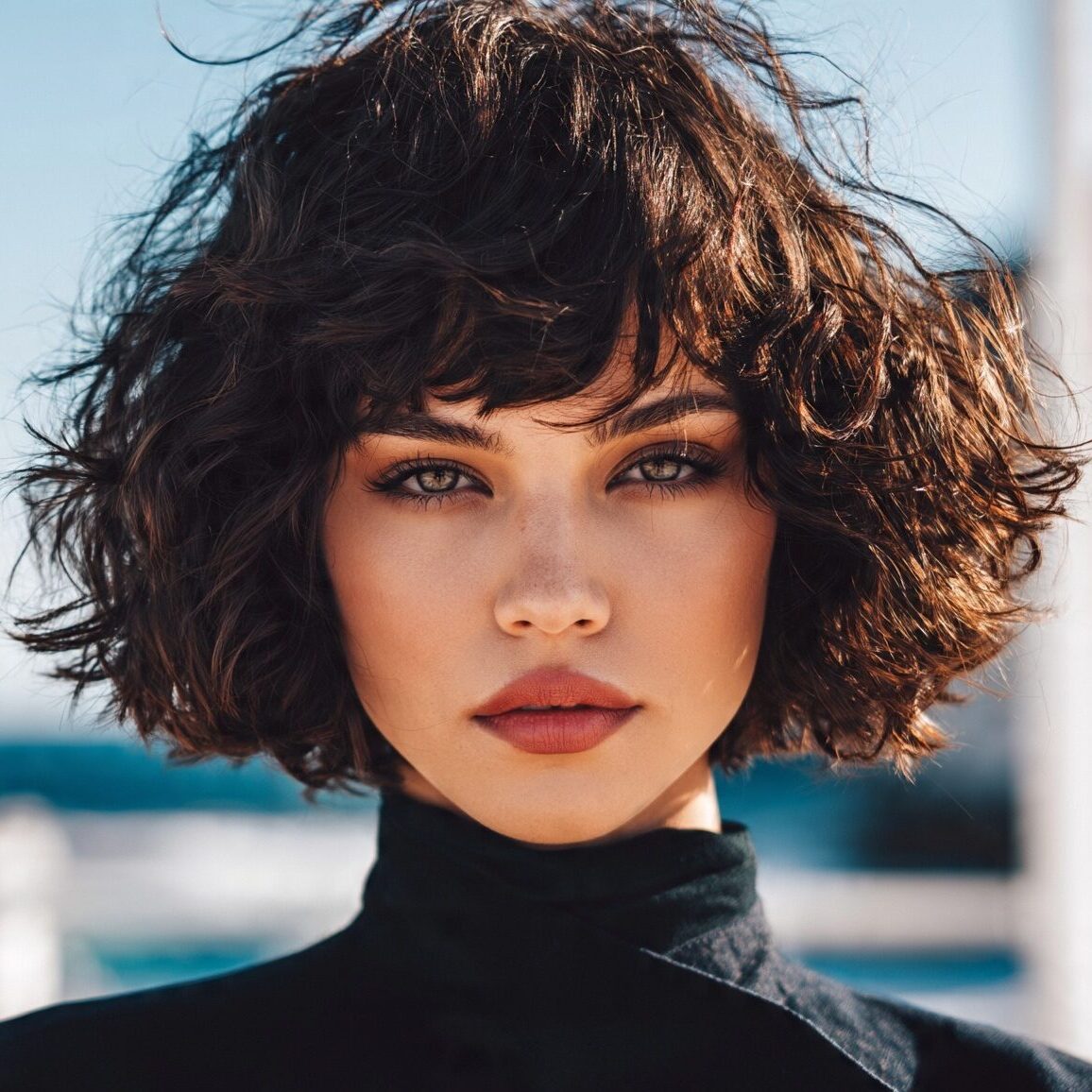 attractive female with a blunt cut curly bob hairs edited 1