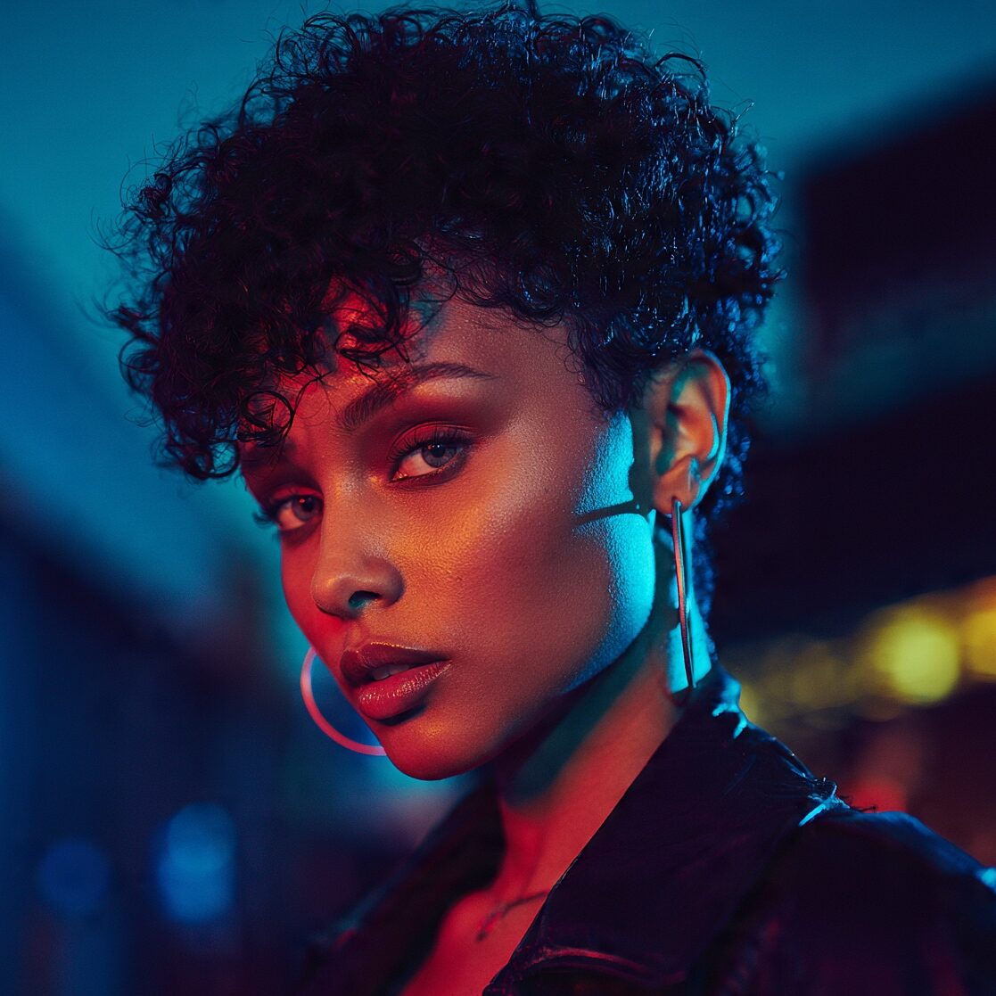 attractive female with short curly defined curl mi edited