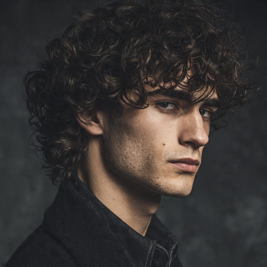 12 Men Curly Hairstyles That Will Finally Make Your Curls Work For You 5 attractive male with curly fringe hairstyle cool c edited