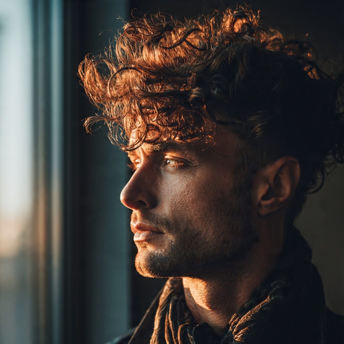 12 Men Curly Hairstyles That Will Finally Make Your Curls Work For You 3 attractive male with curly undercut hairstyle cool edited